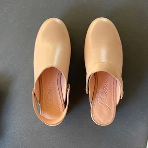 J. Crew convertible leather Clogs